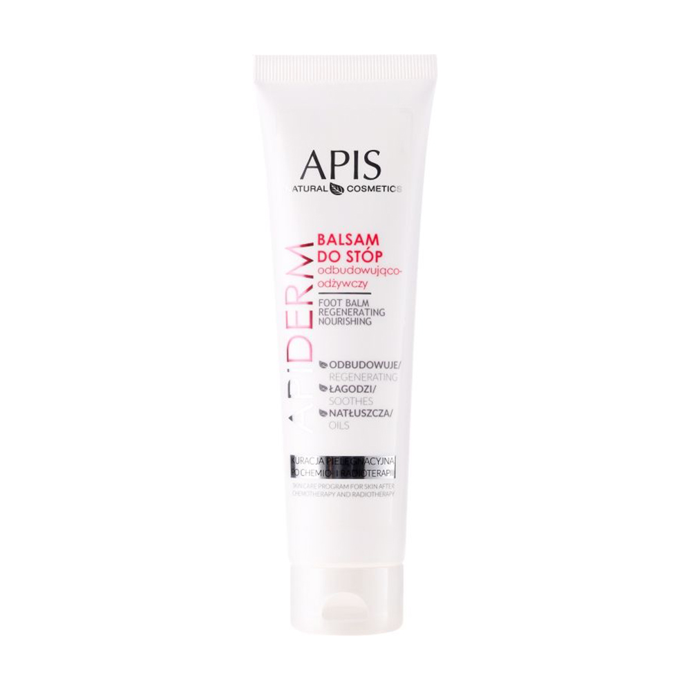 Уцінка! Бальзам для ніг Apis Natural Cosmetics Apiderm Foot Balm Regenerating Nourishing, 100 мл